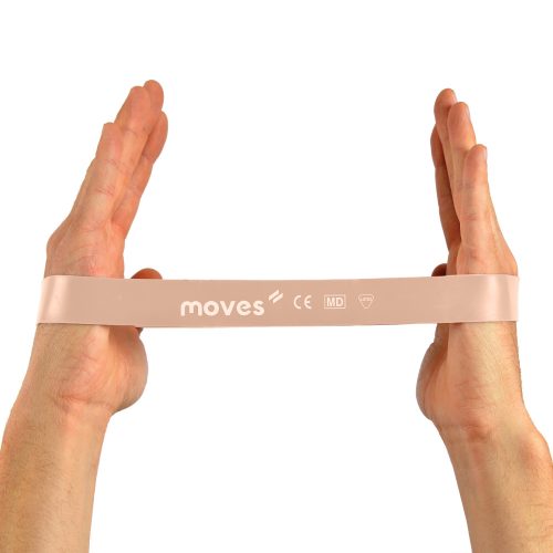 Moves Loop Gummiband Schlaufe | extra schwach - beige | 30 x 2,5 cm