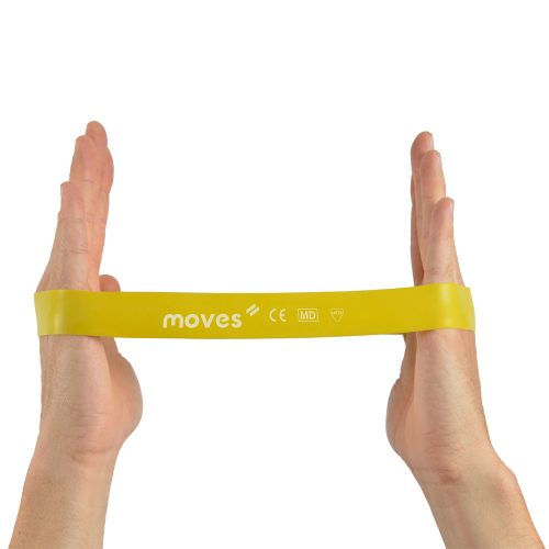 Moves Loop Verstärkungs-Gummiband-Schlaufe | schwach - gelb | 30 x 2,5 cm