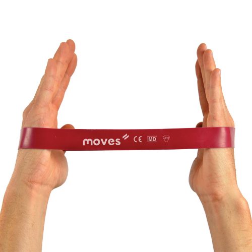 Moves Loop Verstärkungs-Gummiband Schlaufe | mittel - rot | 30 x 2,5 cm