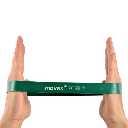 Moves Loop verstärkendes Gummiband Schlaufe | stark - grün | 30 x 2,5 cm