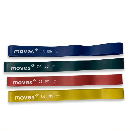 Moves Loop Set Verstärkungs-Gummiband Set | je 1 Gelb - Blau Stärke