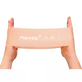   Moves Wide Loop breiter Gummischlaufenring | extra schwach - beige | 30 x 7,5 cm