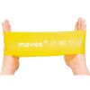 Moves Wide Loop breites Verstärkungs-Gummiband Schleife | schwach - gelb | 30 x 7,5 cm