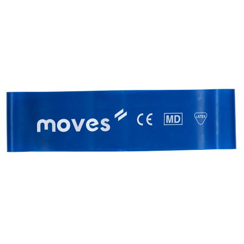 Moves Wide Loop breites Verstärkungs-Gummiband Schlaufe | extra stark - blau | 30 x 7,5 cm