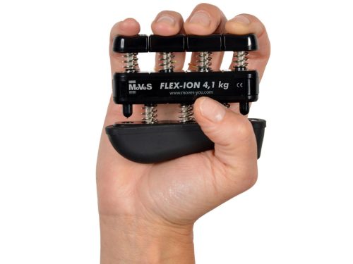 Moves Flex-Ion Hand- und Fingerkrafttrainer | schwarz | 4,1 kg pro Finger