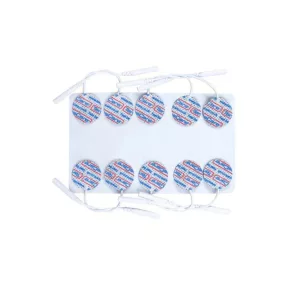   TensCare 2,5 cm runde TENS-Elektrode mit Nadel, 10 Stück/Pack.