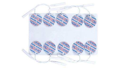 TensCare 2,5 cm runde TENS-Elektrode mit Nadel, 10 Stück/Pack.