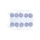 TensCare 2,5 cm runde TENS-Elektrode mit Nadel, 10 Stück/Pack.
