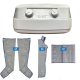 Power Q-1000 Plus Lymphdrainage gerät Set - M Beinmanschetten Paar, M Armmanschetten und M Taillenmanschette