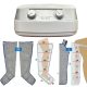 Power Q-1000 Plus Lymphdrainage gerät Set - M Beinmanschetten Paar und L Armmanschette