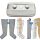 Power Q-1000 Plus Lymphdrainage gerät Set - XL Beinmanschetten Paar und M Armmanschette