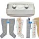 Power Q-1000 Plus Lymphdrainage gerät Set - XL Beinmanschetten Paar und M Armmanschette