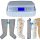 Power Q-1000 Premium Lymphdrainage gerät Set - M Beinmanschetten Paar und M Armmanschette