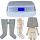 Power Q-1000 Premium Lymphdrainage gerät Set - XL Beinmanschetten Paar und Hosenmanschetten