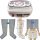 Power Q-2200 Lymphdrainage gerät Set - L Beinmanschetten Paar und L Taillenmanschette