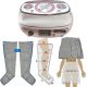 Power Q-2200 Lymphdrainage gerät Set - L Beinmanschetten Paar und M-Taillenmanschette
