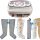 Power Q-2200 Lymphdrainage gerät Set - M Beinmanschetten Paar und M Armmanschette