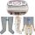 Power Q-2200 Lymphdrainage gerät Set - M Beinmanschetten Paar und L Taillenmanschette