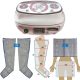 Power Q-2200 Lymphdrainage gerät Set - M Beinmanschetten Paar und L Taillenmanschette