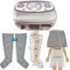 Power Q-2200 Lymphdrainage gerät Set - M Beinmanschetten Paar und M Taillenmanschette