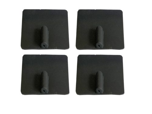 Gummielektrode 45x50 mm mit Stiftanschluss