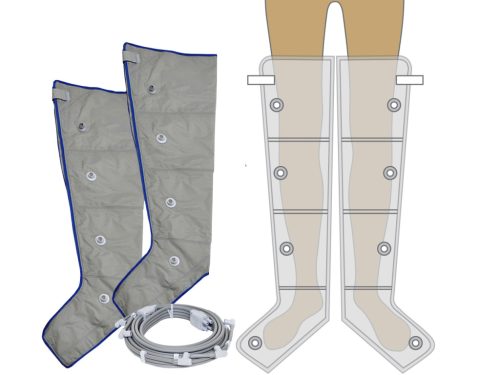Beinmanschetten Paar in Größe XL 4-Luftkammer PQ-1000