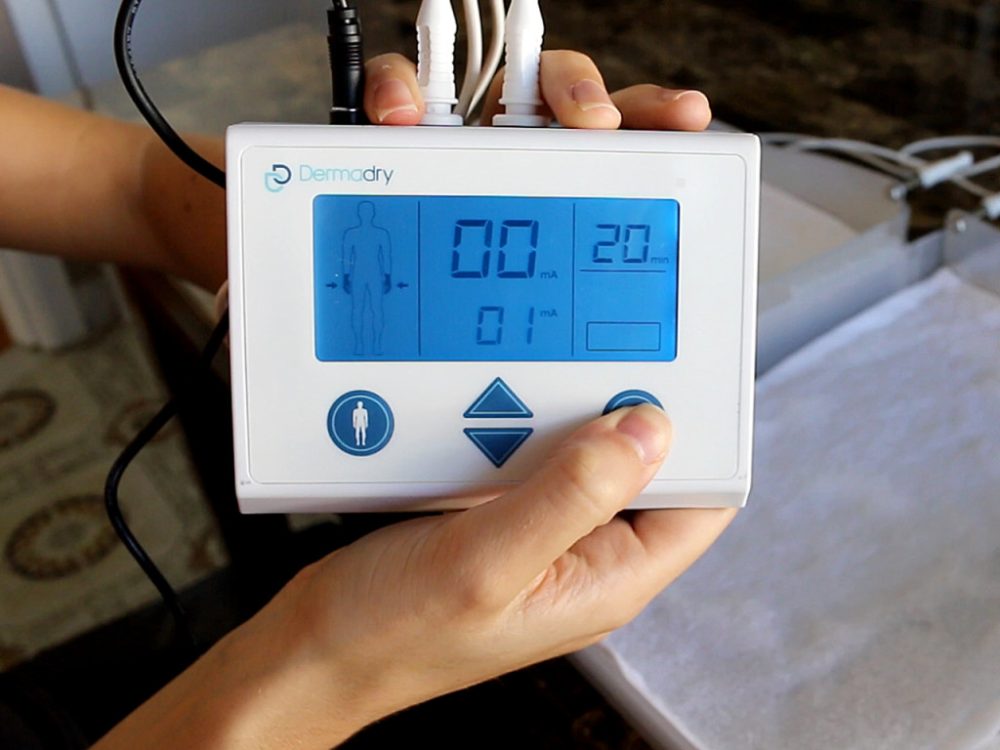 Behandlung krankhaften Schwitzens