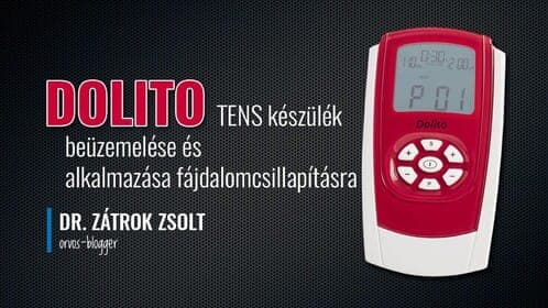 Dolito TENS Gerät und Anwendung