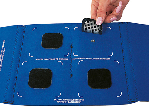 Innenfläche der UltraStim Belt Elektrode